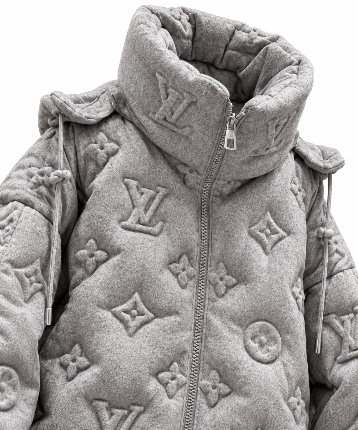 Doudoune en jacquard Monogram Louis Vuitton