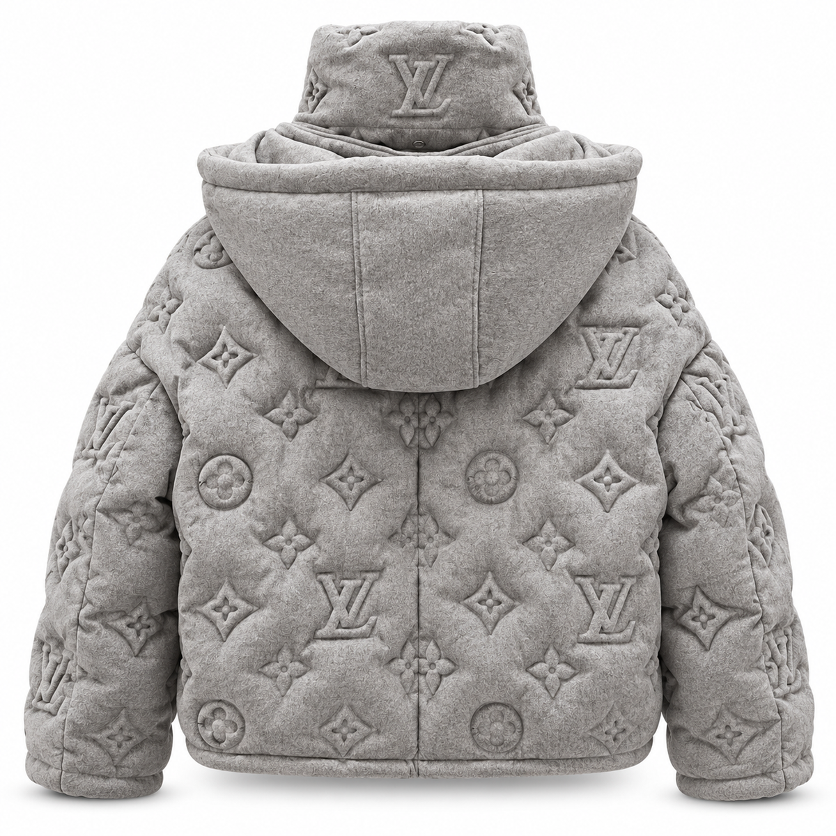 Doudoune en jacquard Monogram Louis Vuitton
