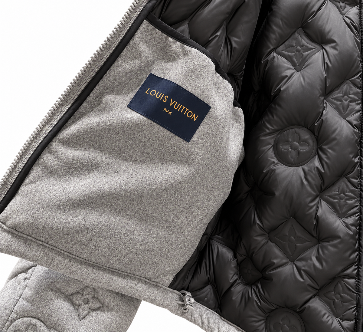 Doudoune en jacquard Monogram Louis Vuitton