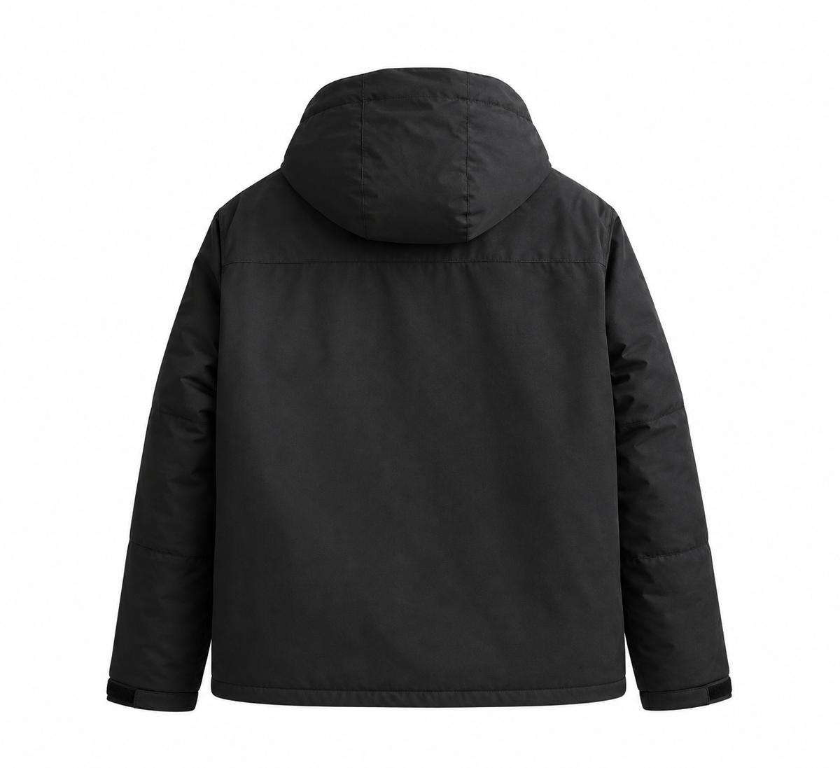 Veste à capuche noire Grenoble – Style technique